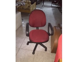 Thanh Lý Ghế Xoay Văn Phòng - Vải Nỉ Đỏ